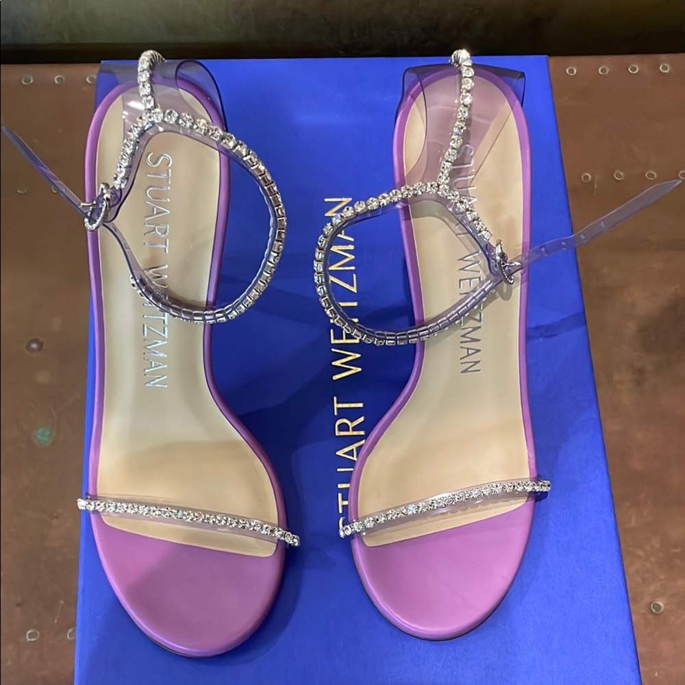 Stuart Weitzman NudistGlam Sanda Heels